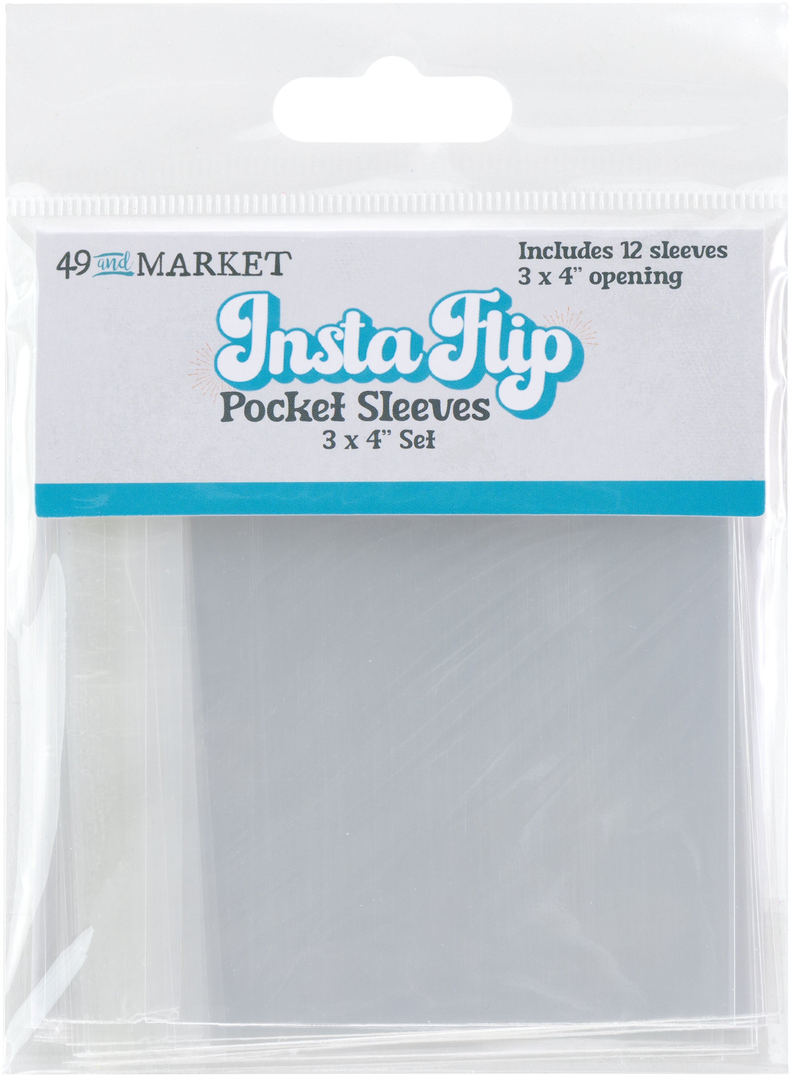 49 & Market InstaFlip Pocket Sleeves 3” x 4” Set